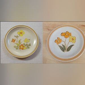 Heartside Garden Stonewear Bundle of 2 Plates